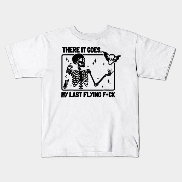 There It Goes My Last Flying Kids T-Shirt by LEMOUS TEES